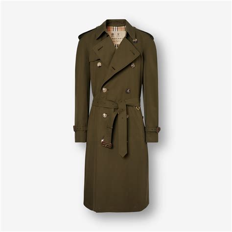 Burberry khaki trench coat